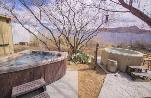 Truth or Consequences Cabin | Phoenix Outpost- A Unique Tiny Home with Hot Springs
