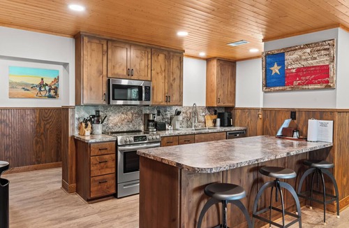 Dripping Springs Apartment | Ping Pong and Foosball; kitchen and bathrooms shared amenities