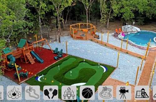 Fort Worth House | Pool Sim Pickleball Mini Golf Sleeps 24