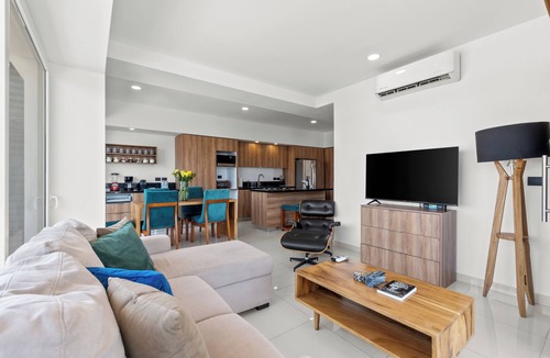 Fluvial Vallarta Apartment | Posh 3-bdr, 2-bath, Parking, Free Airport Shuttle