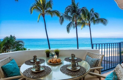 Puerto Vallarta Apartment | Pristine Beach Front Views at Punta Negra! Sunsets