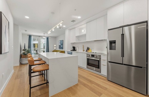 South Lamar Apartment | Private Balcony, Resort-Style Amenities, Pool, Dining, Terrace, Views | The Code