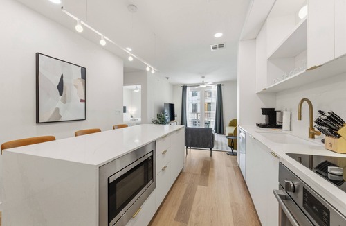 South Lamar Apartment | Private Balcony, Resort-Style Amenities, Pool, Dining, Terrace, Views | The Code
