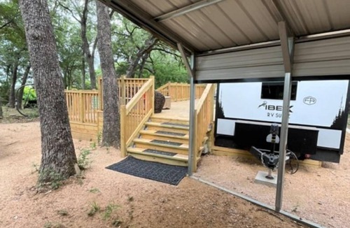 StarCrest Estates House | Private Lakeside RV Escape with Hot Tub, Multi-Level Deck, & Easy Water Access