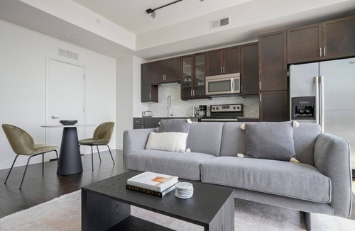 Waller Creek District Apartment | Remarkable Downtown 1BR w/Gym, Pool & Deck, nr Capitol, by Blueground