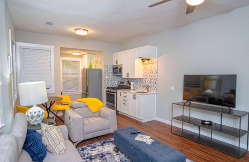 Mahncke Park Apartment | Remodeled Modern 1BR 1BA Apt Near Downtown 5min Pearl