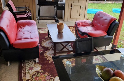 Mesquite House | Romantic double family home with spacious ready set barbecue backyard in Dalllas