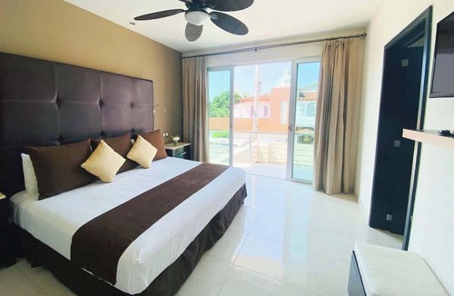 Puerto Vallarta Apartment | Romantic Retreat: Elegant Design, Pool & Open Spaces