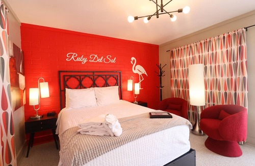 Port St. Joe Hotel | Ruby Del Sol | Bold Red Boutique Suite