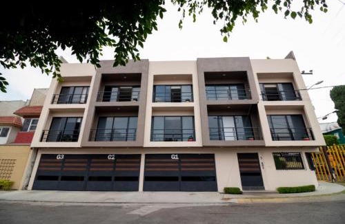 Ciudad Lopez Mateos Apartment | S09 SUITE KING Premium Suite TEC CEM Cocineta WiFi Balcón Parking Terraza