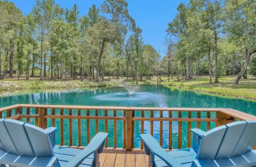 Montgomery House | Secluded Luxury Wagon with Pond, King Bed, Full Bath, Patio