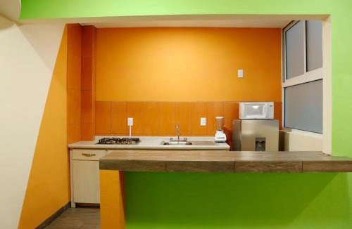 Tehuacan Apartment | Sensity Home Departamento 7, Colorido y amplio Familiar