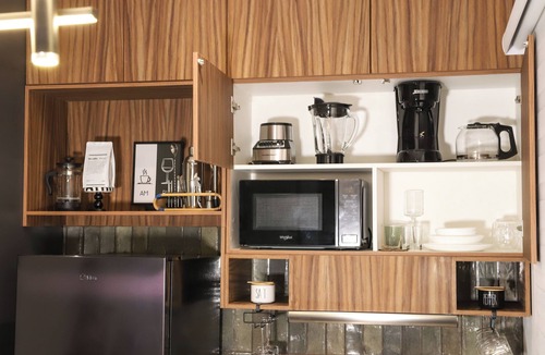 Santa Teresita Apartment | Smart & Modern Minimalist Gem in Santa Tere with AC