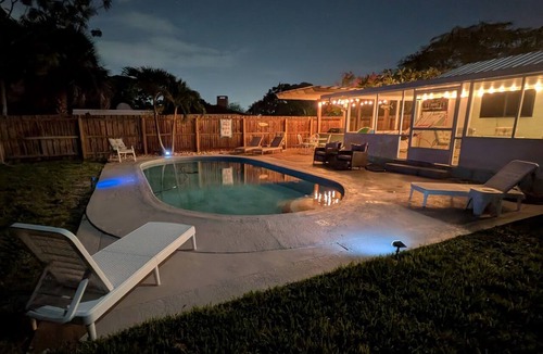 Melbourne House | Space Coast Pool Haven - King Bed - Beaches Nearby