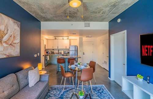 Evans Churchill Apartment | Spacious 2BD Urban Oasis Pool Gym Free Parking