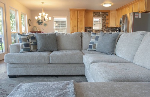 Cedar Creek Reservoir House | Spacious 5-bedroom, 4-bath lakefront home with modern comforts, scenic views, and plenty of room for family and friends—perfect for a relaxing getaway or fun-filled retreat.