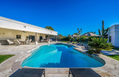 Shea North Estates House | Spacious backyard with amazing casita