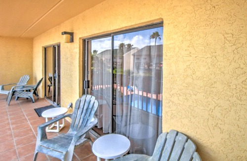 South Padre Island Condo | Spacious oasis near the beach with balcony, pool & hot tub
