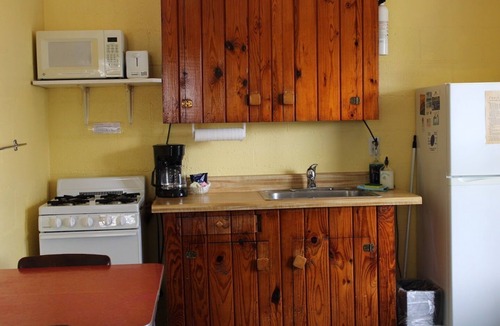 Kingsland Cabin | Sunfish Studio 5: Pet Friendly, Pool, Fire Pit!