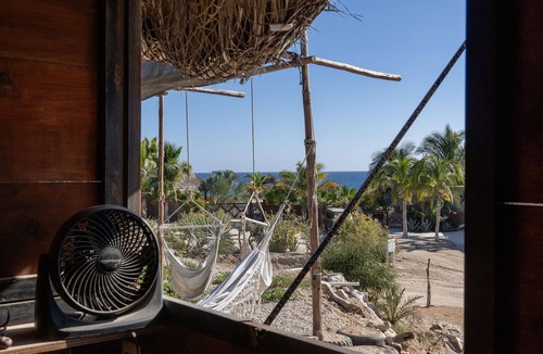La Fortuna House | The Baja Station - Palapa in front of the surf break