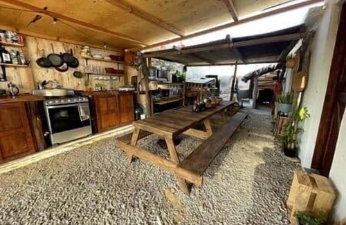 La Fortuna House | The Baja Station - Queen Room - Rustic Ranch House
