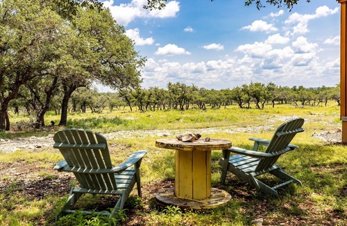 Mountain Home Cabin | The Wildflower Cabin- Romantic Texas Hill Country cabin for 2 in the woods near Kerrville & Fredericksburg