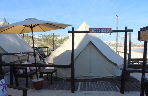 Luis Donaldo Colosio RV Rental | TIPI WITH A/C IN FRONT OF BEAUTIFUL BEACH Wake up with the sunrise and the waves!