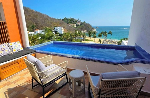 Santa Maria Huatulco Condo | Top Floor Corner Unit ~ Beachfront ~ Private Pool