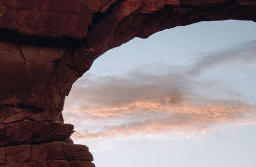 Moab House | Twin Tent with Shared Bathroom - Nestled among the Abajo Mountains.