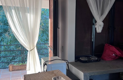 Santo Domingo Zanatepec Apartment | Valentina Apartment for 2 Pool Access A/C Ground Floor Pet Friendly