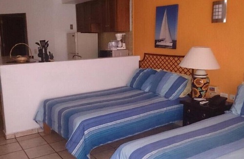 South Hotel Zone Hotel | Vallarta Tranquil Studio with Balcony for Weekend Getaway