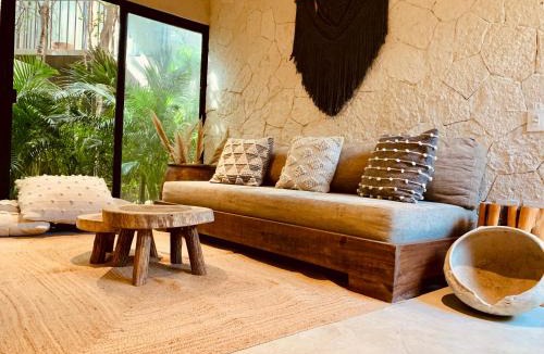 Tulum City Center Apartment | Vida Jungle Apart 1 with special fee to access Hotel Bardo