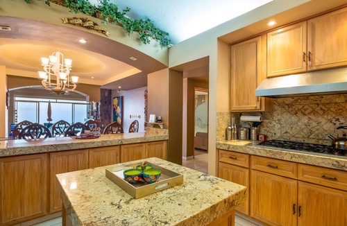Playas de Rosarito Condo | Waterfront condo with heated pool, hot tub, balcony, fireplace, & central AC