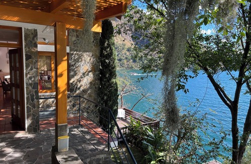 Tzununa Villa | Waterfront Villa located at Lake Atitlan, in Tzununa, Overlooking the volcanos.