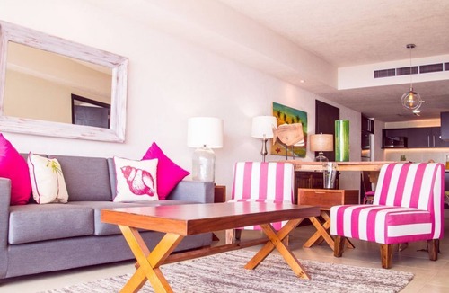 South Hotel Zone Condo | WINTER OFFER! CHIC & MODERN BEACHFRONT CONDO W/TERRACE