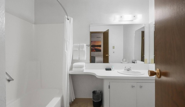 1 King Bed, No Window (Interior Access)