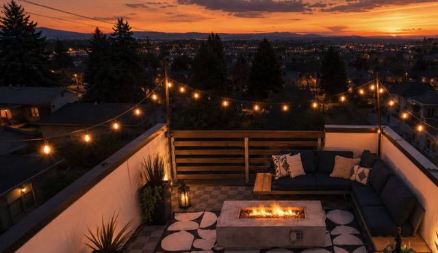 3BR|Skyline View Rooftop&Yard|WS Junction|SophariA in Seattle