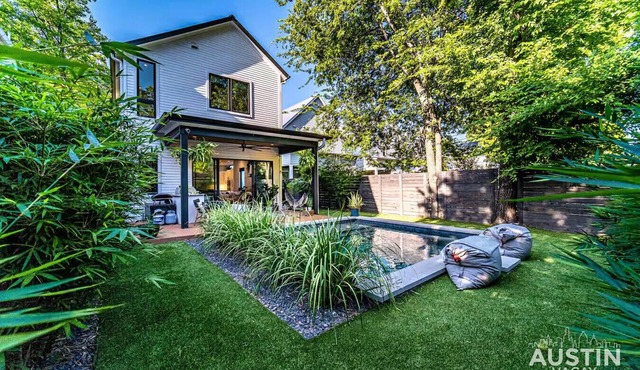 4BR/3BA Home w/Pool & Patio, Pets OK | Parking & Tesla Charger, Walk Downtown