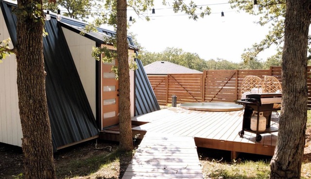 A Frame With Private Deck+Cowboy Pool by COTA