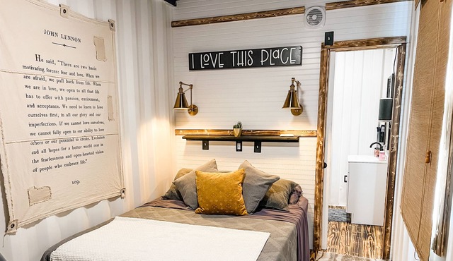 Adorable container villa suite at Retreat Ranch