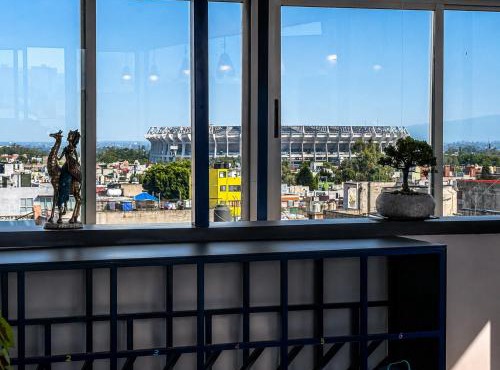 Alojamiento de habitación y baño privado a 3 Min del Estadio - Terraza - Servicios Exclusivos