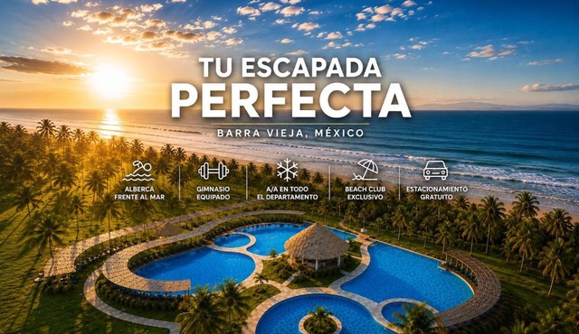 Ample apartment with pool in Acapulco