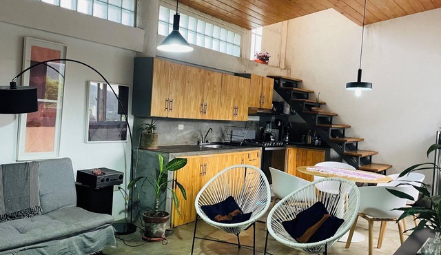 Apartment on a spectacular farm. We are located 10 min from Antigua Guatemala.