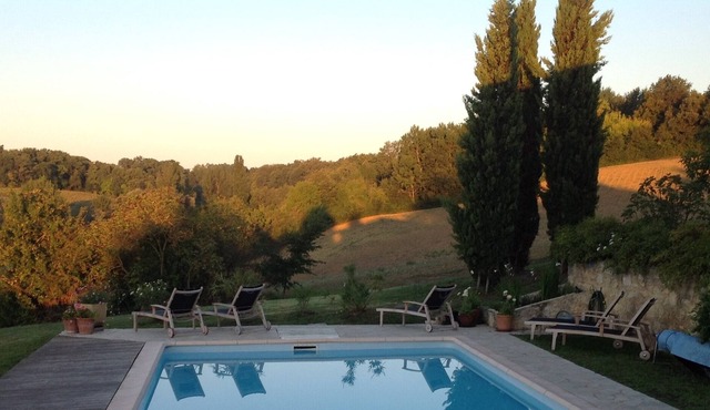 Architect designed house in Gers with beautiful views in Saint-Clar