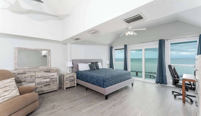 Bayside Waterfront Home with Private Patio