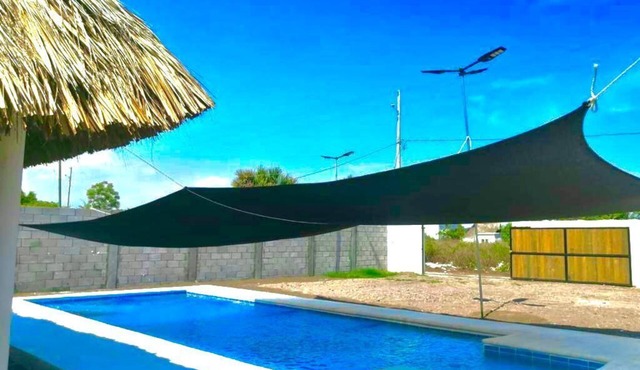 Beautiful beach house 2, by the sea, with private pool.