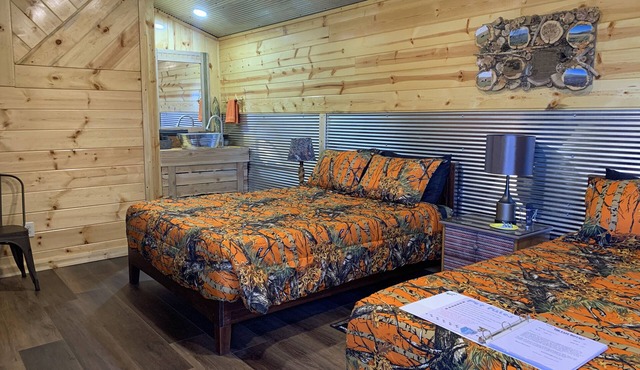 Buffalo Wallow Cabin at The Lazy Buffalo Hunting Pet Friendly Wichita Mountains