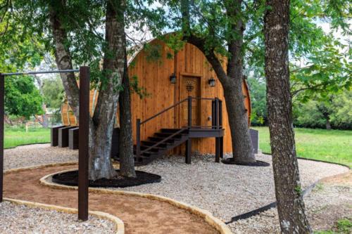 Cabernet Wine Barrel Cabin