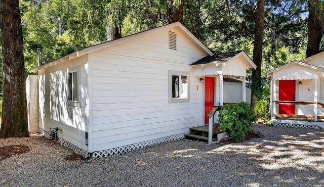 Charming Cabin with Scenic Patio and Grill Area in Cobb, California