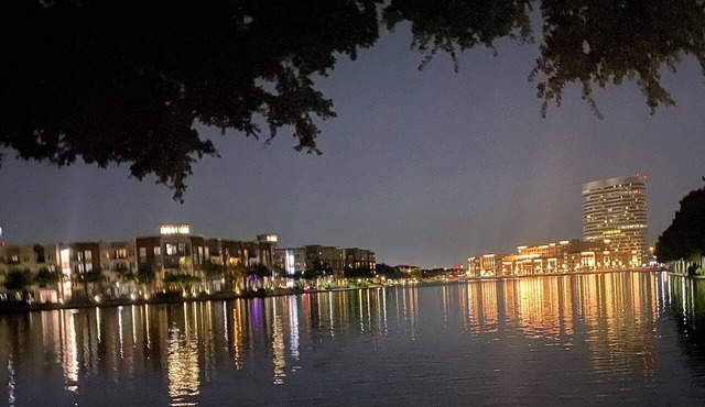 Comforts of home with lakeside view near Airport & Toyota Music Factory